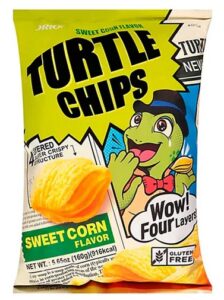 a bag of orion turtle chips